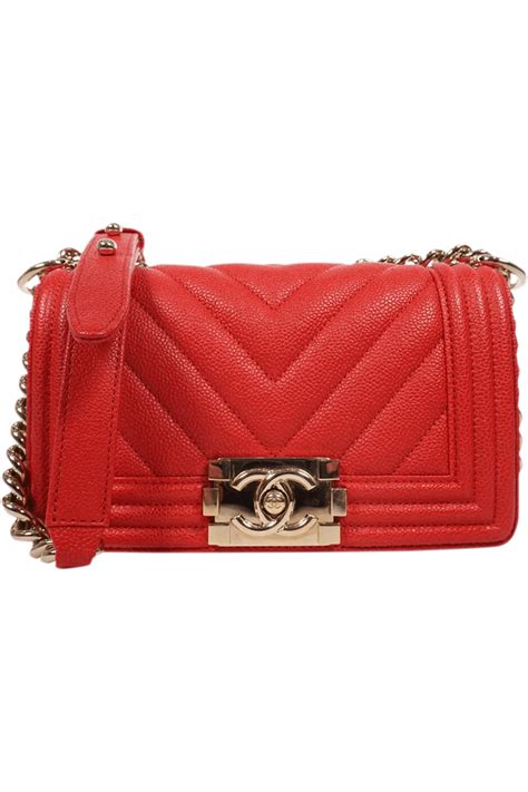 chanel chevron caviar boy bag